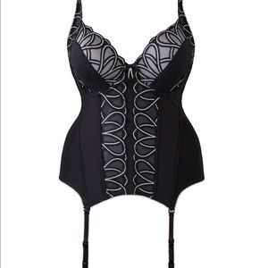 beautiful corset with embroidery